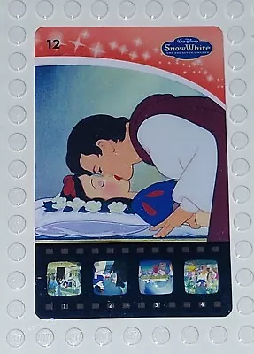 Woolworths Disney Movie Stars Trading Projector Card #12 Snow White Prince Kiss • $1.95