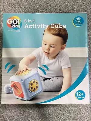 Go Play 6 In 1 Activity Cube Six Sides Of Fun Baby Toy 12 + Months • £9.95