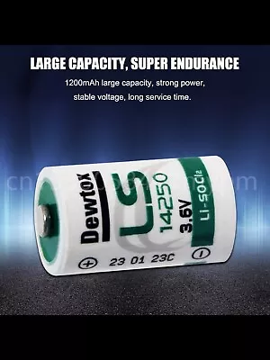 Lithium Battery. 1/2 AA 36V Volt LS14250 1200mAh Like Tadiran EWT - PIR • £4.99