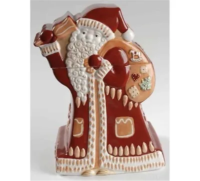 Villeroy & Boch Santa Cookie Jar Pastry Box Boite A Bisc NIB • $29.99