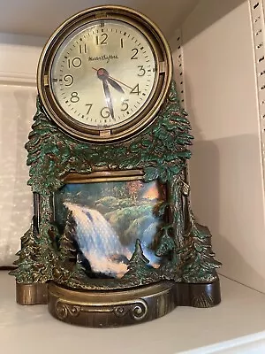 Master Crafters  Waterfall  Clock Lighted Animated Motion Clock Model 344AB • $49.99