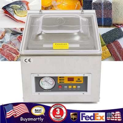 $293.55 • Buy Digital Chamber Vacuum Packaging Machine Commercial Vacuum Sealer DZ-260C 120W