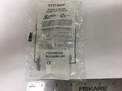 Systimax 700206725 MGS400BH-262 Cat6 White Info Outlet  • $8.95