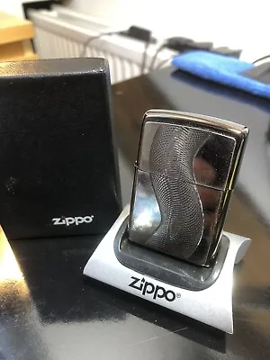 Zippo Lighter Texas Twisted Black Ice  • £38.75