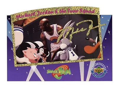 Michael Jordan Space Jam Upper Deck Jumbo Die Cut Card Limited /5000 NRMT • $39