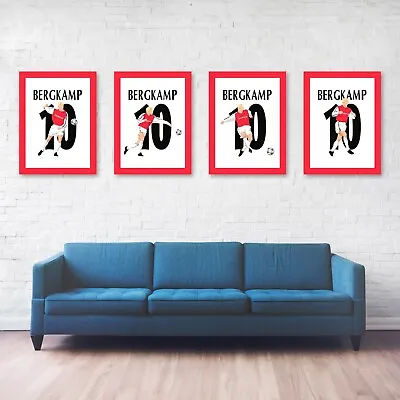 Dennis Bergkamp Turn Goal Series 2002 Arsenal-Newcastle Print/Poster/Wall-Art • $14.95