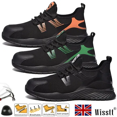 £25.89 • Buy Womens Steel Toe Cap Safety Shoes Sneakers Hiking Casual Work Boots Trainers New
