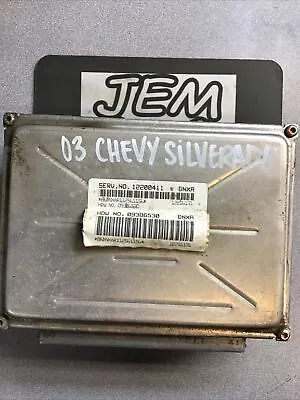 $75.99 • Buy 2003-2006 Chevrolet Silverado Tahoe Engine Computer ECU ECM PCM 12200411 Dnxa