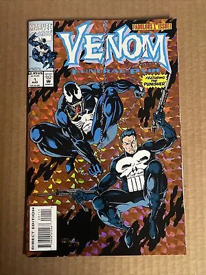 Venom Funeral Pyre #1 Prism Cover First Print Marvel Comics (1993) Punisher • $2.99