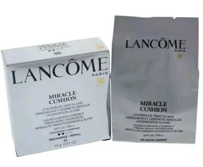 Lancome Miracle Cushion Liquid Cushion Compact Foundation # 05 Beige Ambre New • £15.99