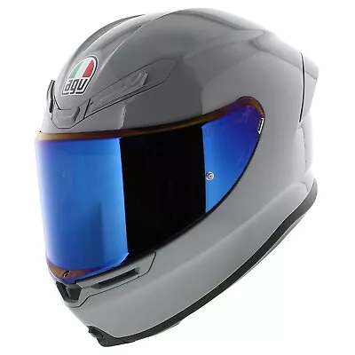 Agv K6 S Nardo Grey Gloss Full Face Motorcycle Helmet New E2206 Fast Shipping! • $649.99