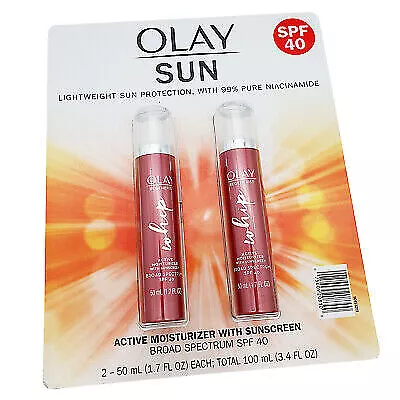 Olay Regenerist Whip Moist With SPF 40 1.7 Fluid Ounce (Pack Of 2) Exp 01/2025 • $29.88