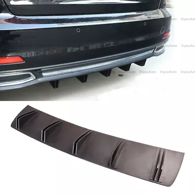 For Mazda Mx-5 Miata Universal Rear Bumper Lip Diffuser Fin Spoiler Matte Black • $36.10