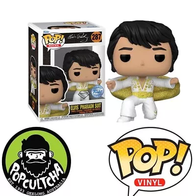 Elvis Presley - Elvis In Pharaoh Suit Diamond Glitter Pop! Vinyl Figure  New  • $21.99