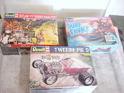 3 Sealed Model Kits  Ed  Big Daddy  Roth's By Revell / 6198 / 7622 / 85-7675 New • $160