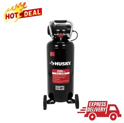 Portable Vertical Electric Air Compressor - 20 Gal. 200 PSI With Wheels NEW • $330.67