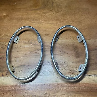 $39.99 • Buy Volkswagen VW HELLA Snowflake Taillight Rings 1956-61 Beetle Bug Oval Window