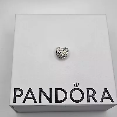 Genuine Pandora Enamel Poetic Blooms Flower Heart Charm ALE 925 #791825ENMX • £17