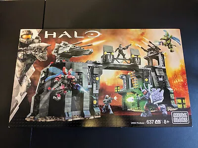 Mega Bloks Construx Halo CNG69 UNSC FIREBASE 637 Pieces MIB NEW Sealed • $229.95