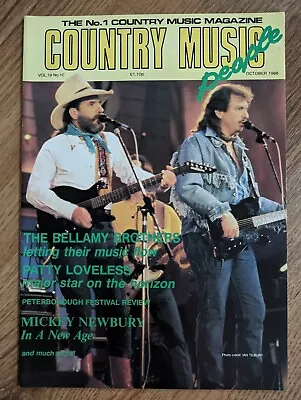 Country Music People Magazine October 1988 Bellamy Brothers Loveless Newbury • £6.50