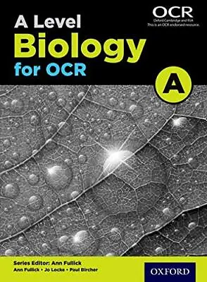 A Level Biology For OCR A (OCR A Level Sciences) By Bircher Paul Book The Cheap • £14.99