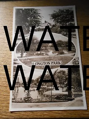 Two 1950's Postcards ' Longton Park' Stoke-on-Trent Staffordshire. • £11.25