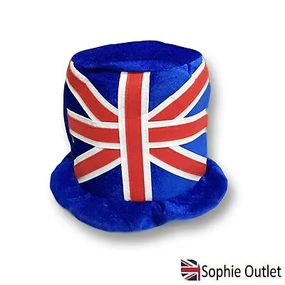 Union Jack Flag Hat Unisex Adult Fancy Dress Party Accessory H21258 UK • £5.80