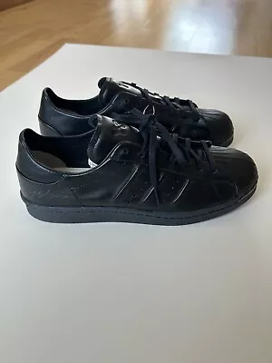 Y-3 Superstar Adidas 2024 Black Yohji Yamamoto Size UK 8 Brand New With Tags • £130