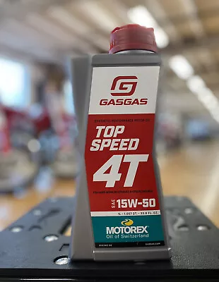 Gasgas Motorex Top Speed Engine Oil 4t 15w/50  U7121027 • $19.99