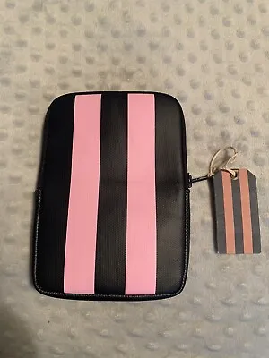 Jack Wills Cresford Kindle E-reader Case Navy/Pink Stripe • £10