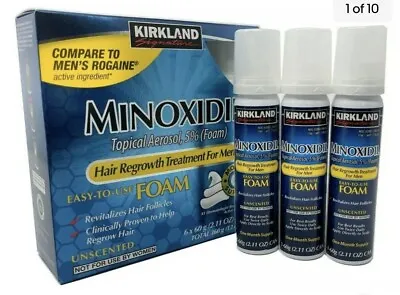 Kirkland Men's Hair Loss Regrowth 5% Minoxidil Foam Multi Month Supply (1 Month) • $17.50