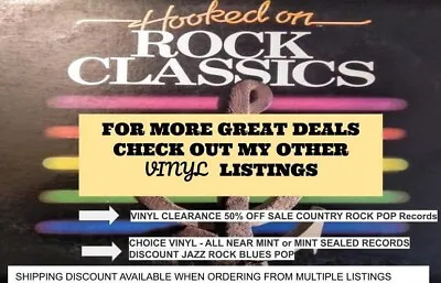CHOICE VINYL ROCK Records Lot Classic Rock Jazz Pop Country Folk  Buy More SAVE • $7