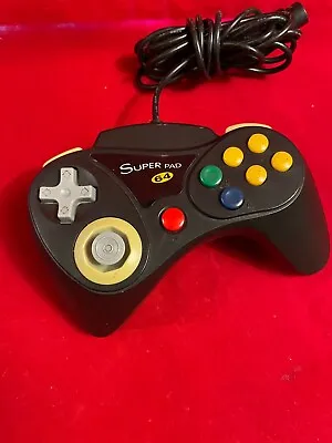 Nintendo 64 N64 Super Pad Plus Turbo / Slow Controller By InterAct SuperPad P300 • $24.99