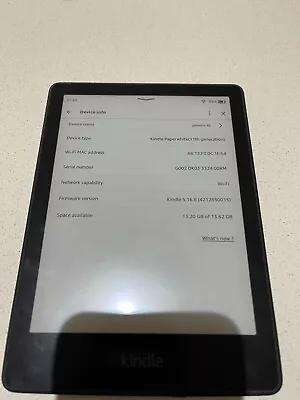 Amazon Kindle Paperwhite 11th Gen 6.8'' 16GB Black EBook Reader - M2L3EK • $220