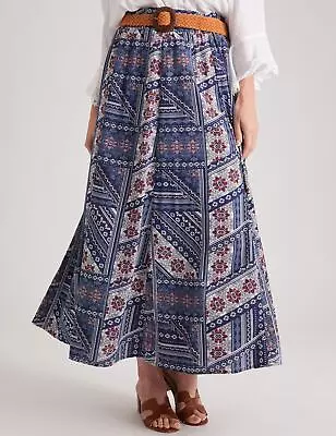 MILLERS - Womens Skirts - Maxi - Winter - Blue - A Line - Smart Casual Fashion • $11.08