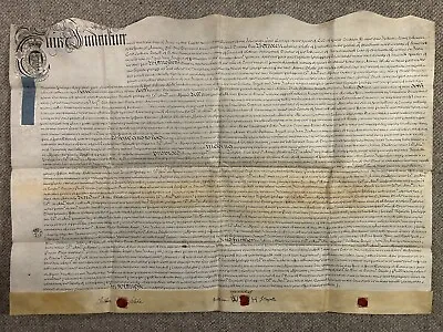 1722 Indentured Deed Gatly Farm & Land Cannington Somerset; Blake & Phillips • £40