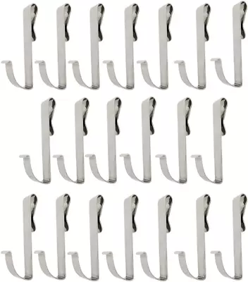 Glrovazas Snap On Hook 20 Pcs Wire Rack HookJ Shaped HookHeavy Duty S Hook Ha • $16.14