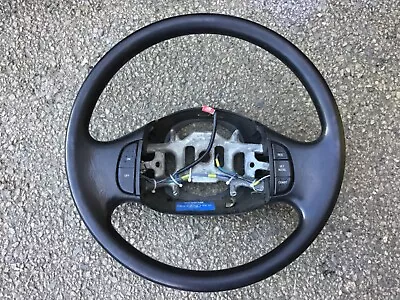 GC 97-03 Ford F150 F-150 Black Hard Rubber Steering Wheel F250 Cruise Control • $48