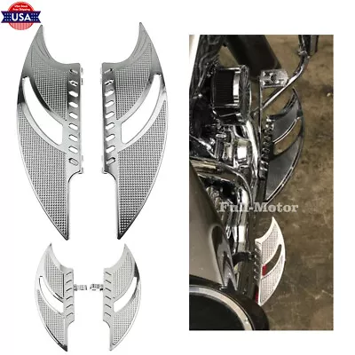 $179.99 • Buy Driver Passenger Foot Pegs Floorboard Fit For Harley Touring Electra Glide