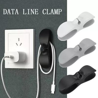 £1.19 • Buy Silicone Cord Wrapper Organizer Clip Holder Cables Winder For Kitchen Appliance.