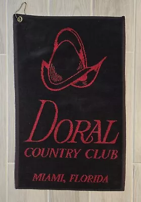 VTG Doral Country Club Miami FL Golf Towel Big Logo 24x16 Sir Christopher Hatton • $29.99