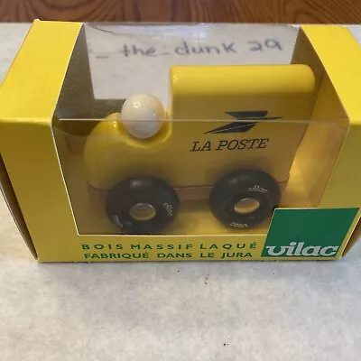 Vilac 5” Wooden Postal Truck (made In France) 859005 Vintage • $27.90