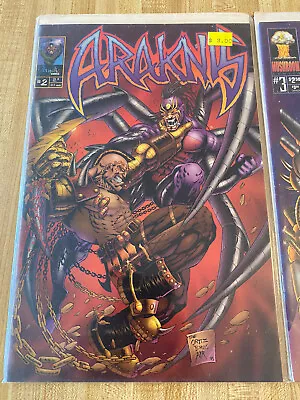 Araknis #2 By Michael Ortiz Mario Ortiz (1996 Mystic/Morningstar) • $1.99