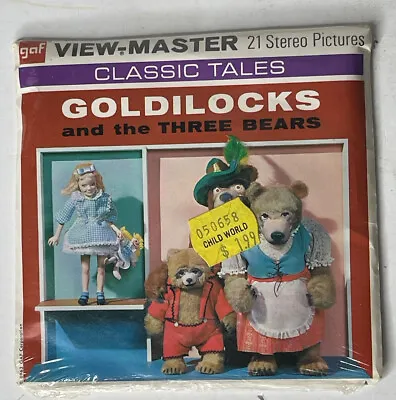 Vintage 1963 View Master Goldilocks & The Three Bears Classic Tales Sealed B317 • $14.99
