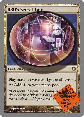 R&D's Secret Lair Unhinged NM Rare MAGIC THE GATHERING MTG CARD ABUGames • $3.55