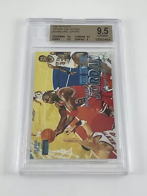 1997-98 Michael Jordan Fleer Traditions Tiffany #23 BGS 9.5 • $4600