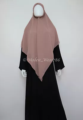 Premium Chiffon Square Hijab Scarf Muslim Headcover 17 Colors • $13