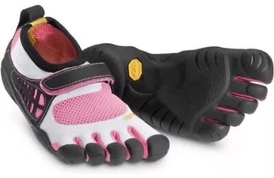 NWT Vibram Five Fingers Junior 32/Girls 13 Pink Waterproof Beach Water Toe Shoes • $38.99