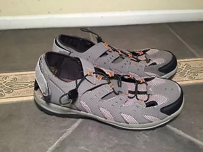 Mossimo Gray Leather Sport Sandal Supply Co Cord Trail Hiking Shoe Outdoor Sz 12 • $24.77