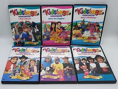 Lot Of 6 Kidsongs Television Show DVDs - PBS Kids - Meet The Biggles • $49.99